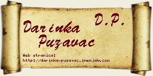 Darinka Puzavac vizit kartica